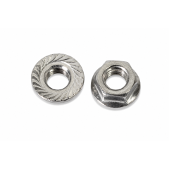 Hexagon Nut with Flange 304 8 (100)